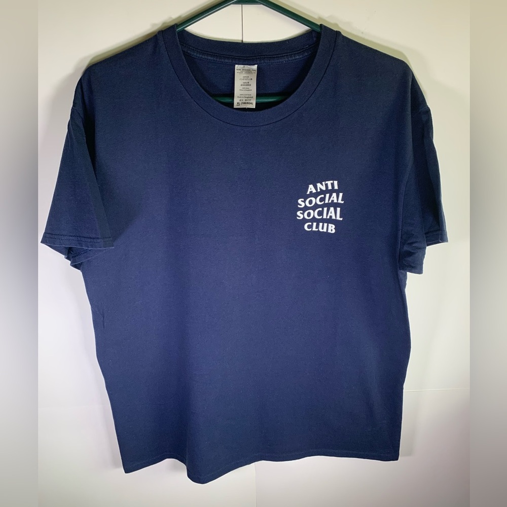 anti social social club shirt